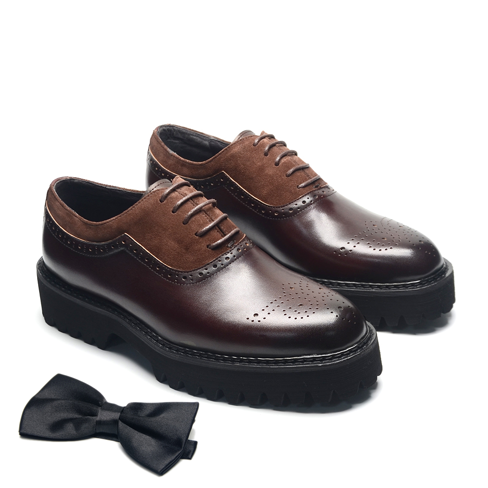 Men Shoes Louboutin - Мужские модельные оксфорды на мягкой массивной