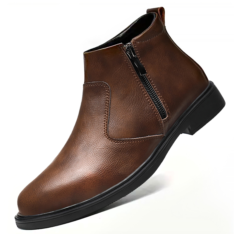 Men Shoes Formal - Новые осенне-зимние мужские кожаные ботинки на
