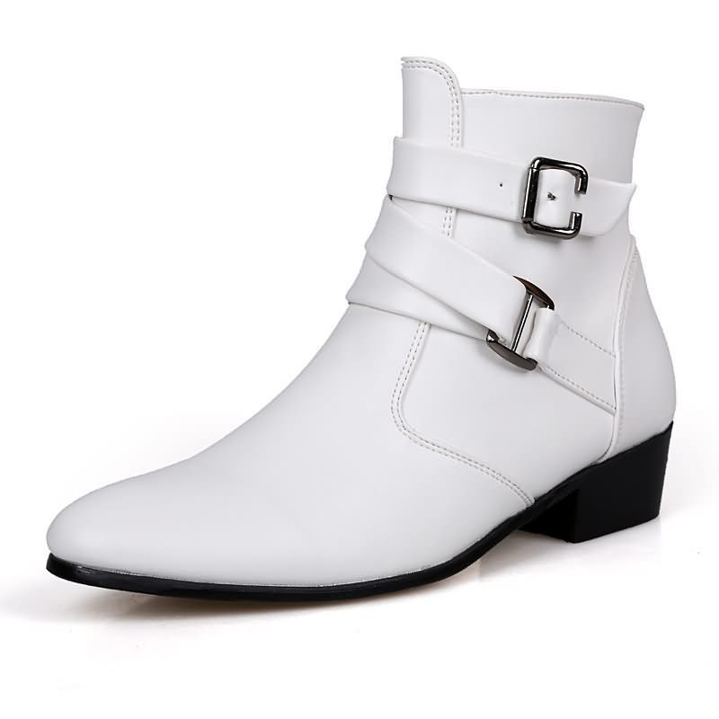 Men Shoes Formal - Роскошные мужские ботинки Кожаные ботинки челси
