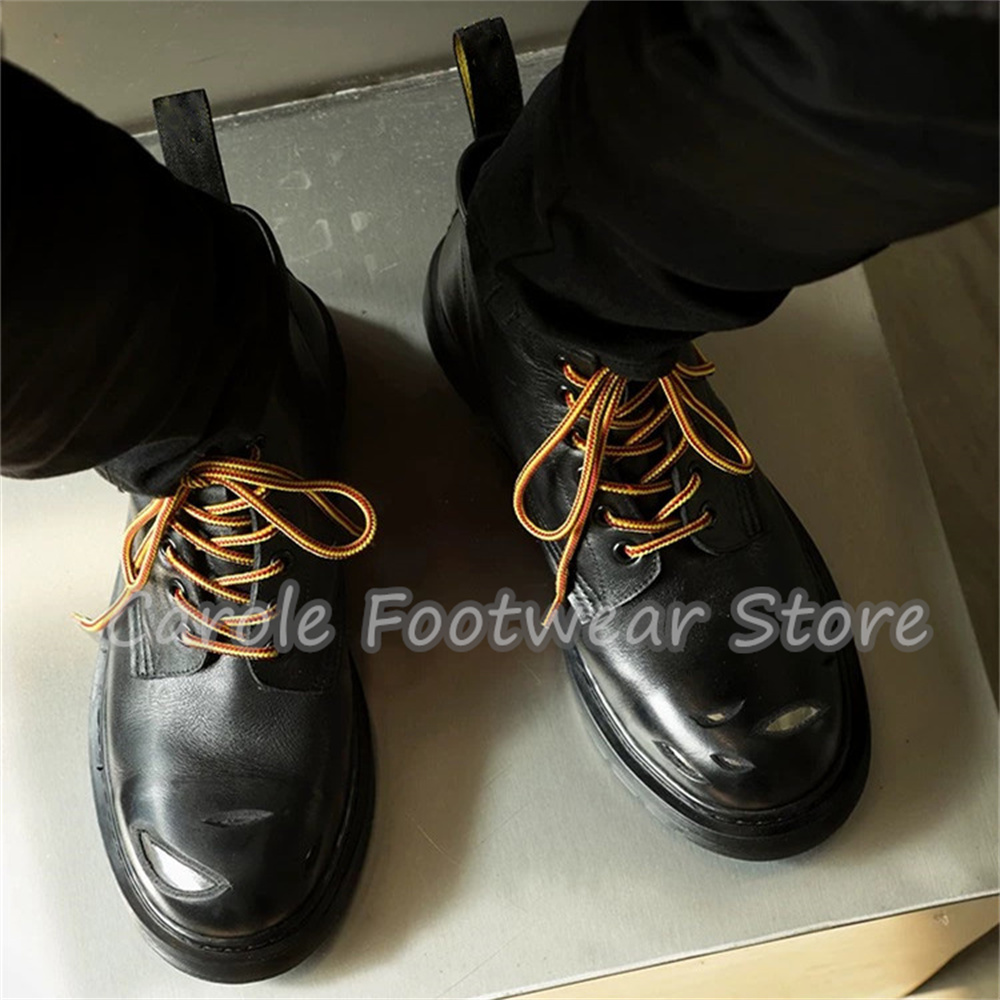 Мужские ботинки с круглым носк – обзор и цена Men Shoes Formal