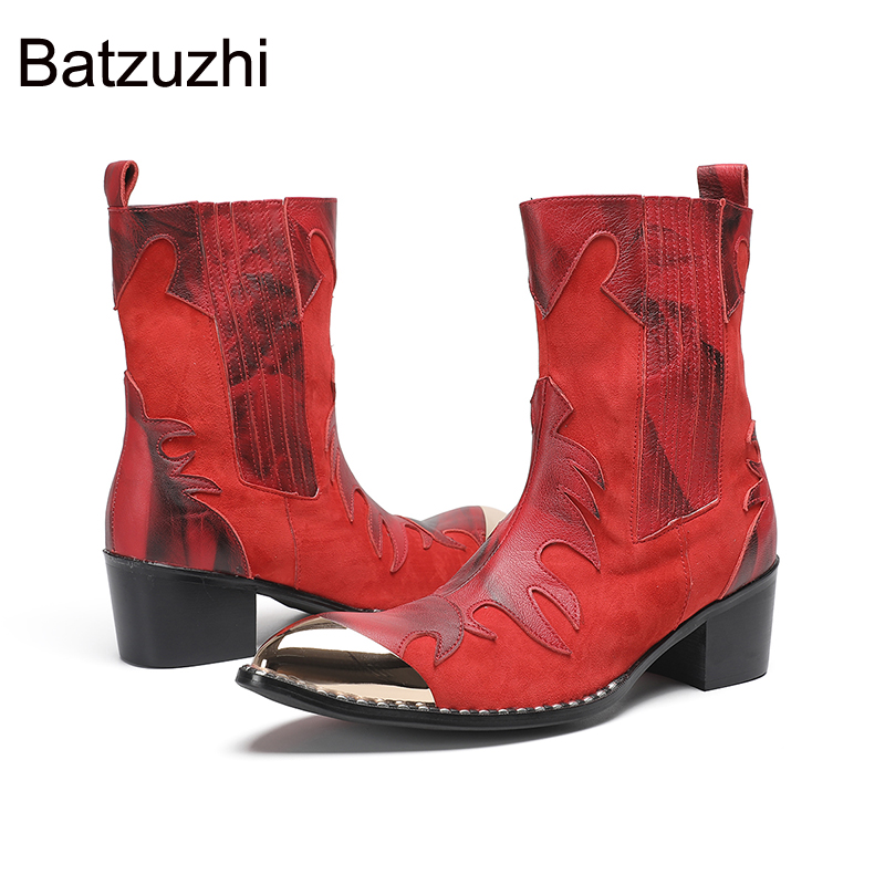 Ботинки мужские Batzuzhi на вы – обзор и цена Men Shoes Red