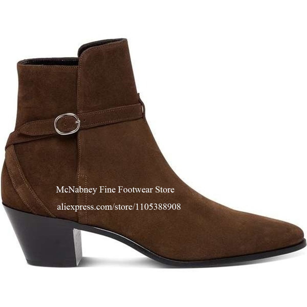 Роскошные черные замшевые боти – обзор и цена Men Shoes Formal