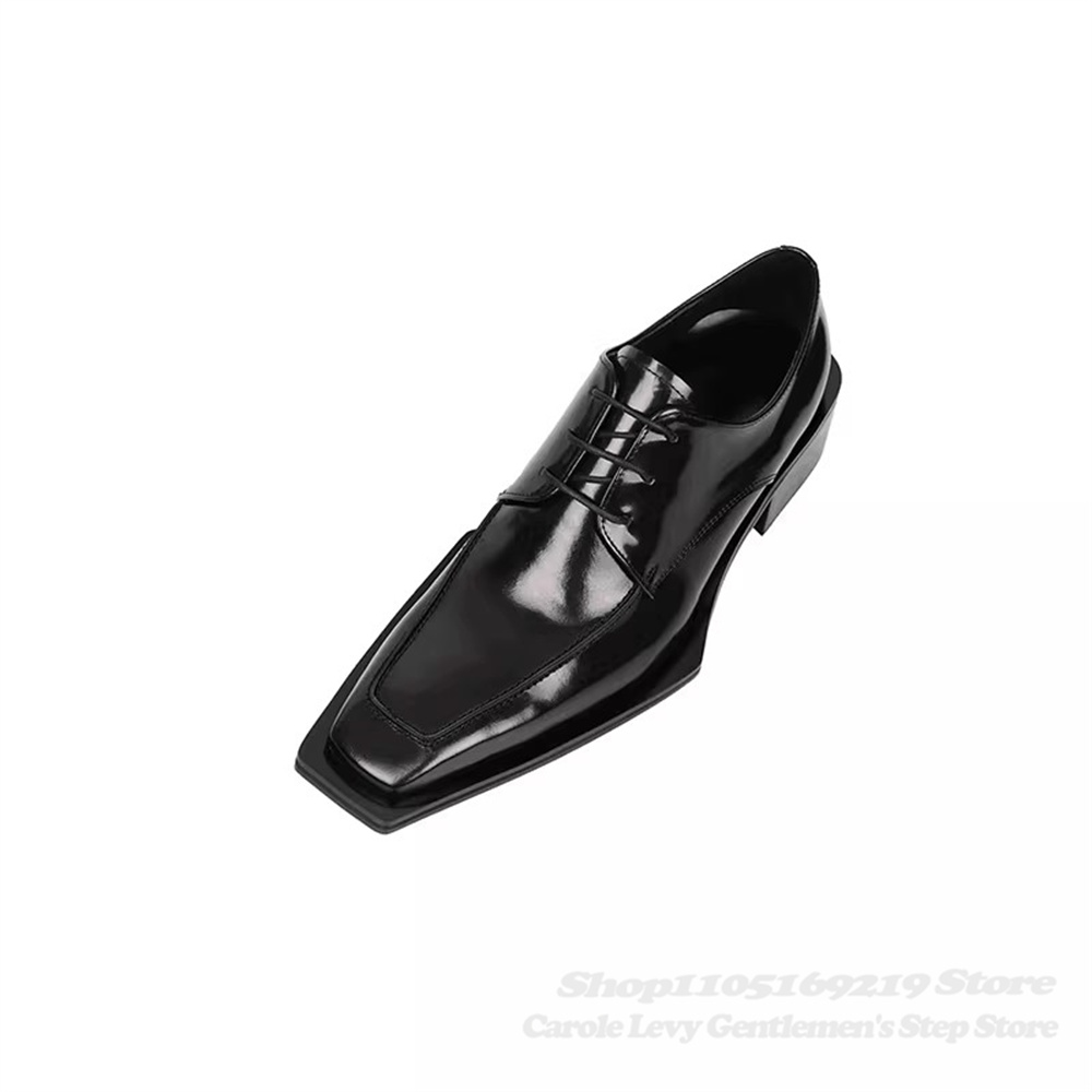 Черные мужские туфли дерби из  – обзор и цена Men Shoes Formal