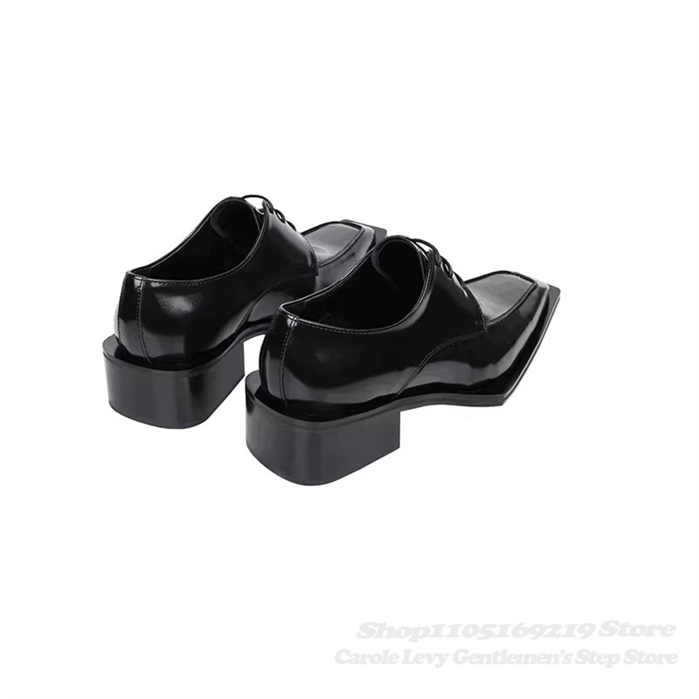 Черные мужские туфли дерби из  – обзор и цена Men Shoes Formal