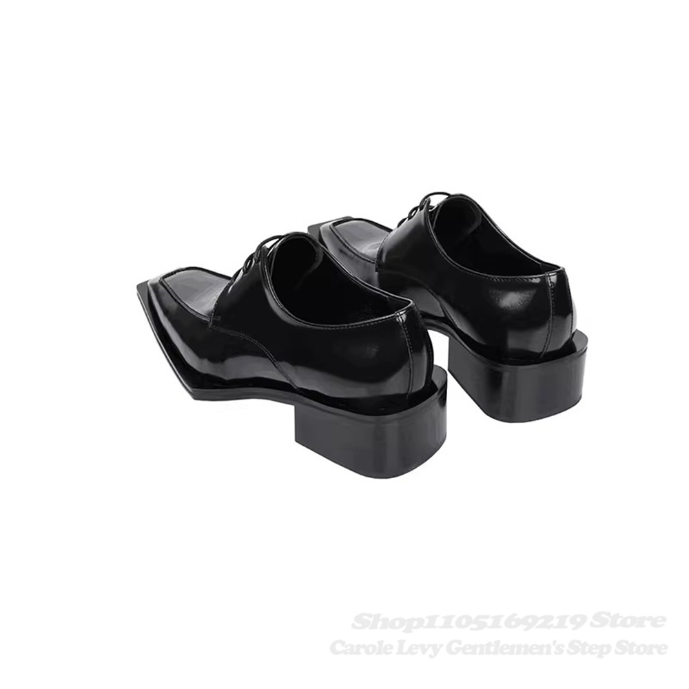 Черные мужские туфли дерби из  – обзор и цена Men Shoes Formal