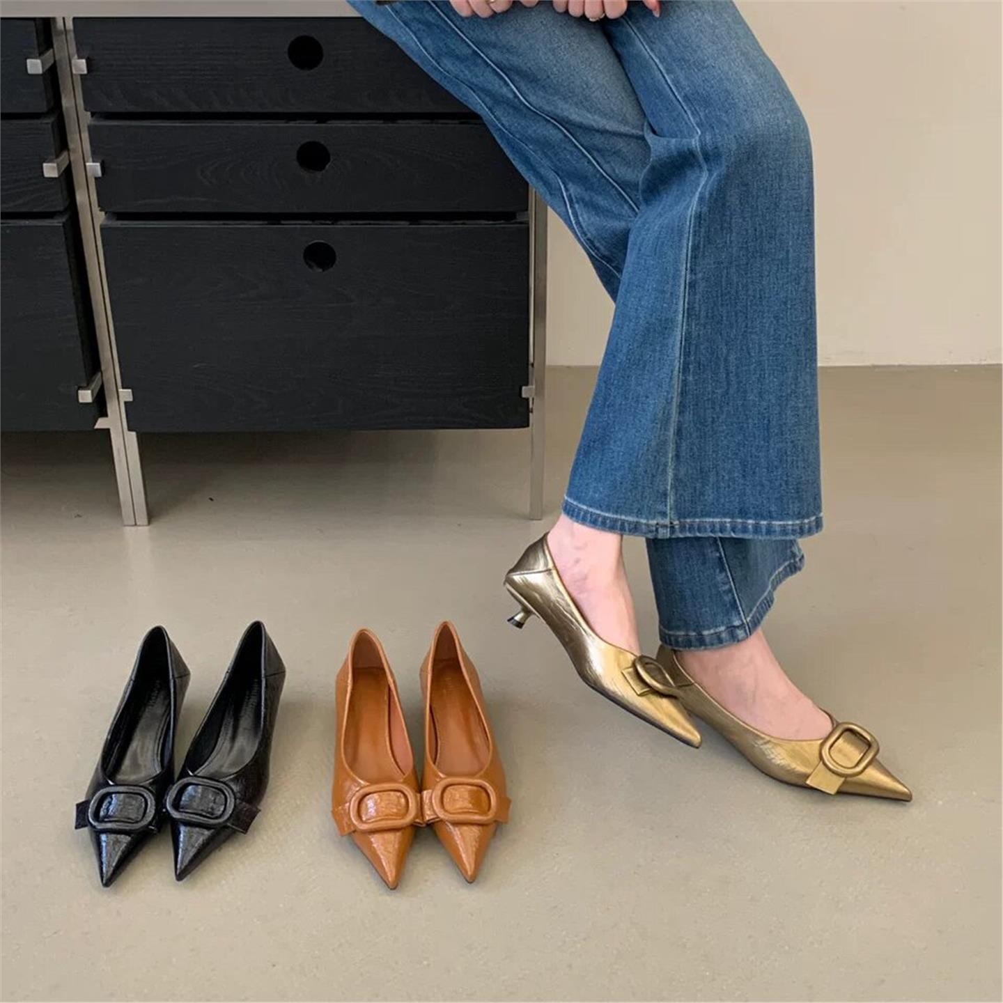 Новые женские балетки с круглы – обзор и цена Dress Shoe Pointed